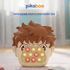 Pop it điện tử Pikaboo Đồ chơi máy chơi game bản mới bấm nút theo đèn nhạc với 4 giúp luyện phản xạ
