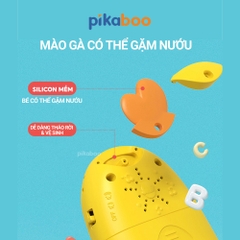 Combo điện thoại đồ chơi cho bé gà vàng kèm pin đáng yêu có đèn và nhạc Pikaboo, chất liệu cao cấp