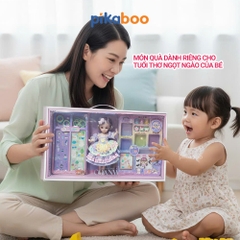 Đồ chơi búp bê cho bé gái Pikaboo, gồm nhiều phân loại bé lựa chọn, chất liệu an toàn