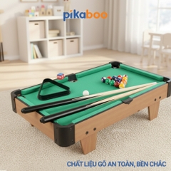 Đồ chơi thể thao bàn bi a Pikaboo mini cho bé chất cao cấp an toàn giúp bé vận động phát triển