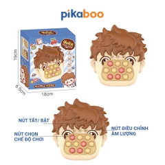 Pop it điện tử Pikaboo Đồ chơi máy chơi game bản mới bấm nút theo đèn nhạc với 4 giúp luyện phản xạ