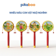 Đồ chơi trống lắc cho bé Pikaboo, đa dạng mẫu con vật, chất liệu nhựa cao cấp an toàn