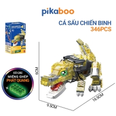 Đồ chơi xếp hình theo chủ đề có miếng ghép phát sáng Pikaboo, dễ tạo kiểu cho bé thỏa sức sáng