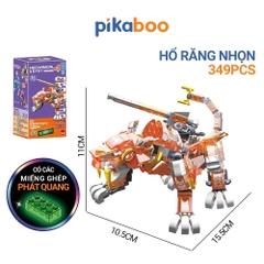 Đồ chơi xếp hình theo chủ đề có miếng ghép phát sáng Pikaboo, dễ tạo kiểu cho bé thỏa sức sáng