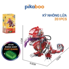 Đồ chơi xếp hình theo chủ đề có miếng ghép phát sáng Pikaboo, dễ tạo kiểu cho bé thỏa sức sáng