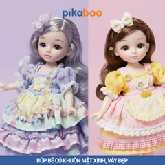 Đồ chơi búp bê cho bé gái Pikaboo, gồm nhiều phân loại bé lựa chọn, chất liệu an toàn