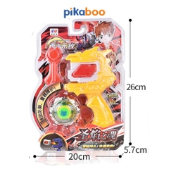 Đồ chơi con quay vô cực đại chiến Pikaboo, chất liệu nhựa kết hợp kim loại cao cấp an toàn bền đẹp