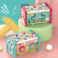 Đồ chơi cho bé đập chuột kết hợp câu cá Pikaboo rèn luyện nhanh tay tinh mắt chất liệu an toàn