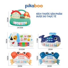 Đàn piano cho bé Pikaboo cao cấp, âm thanh chất lượng, đèn led sáng nhấp nháy, nhiều chế độ