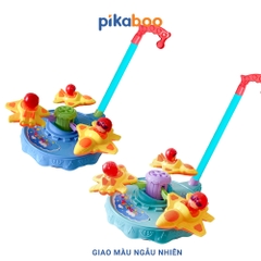 Đồ chơi trung thu xe đẩy con vật Pikaboo con ngựa, máy bay ngộ nghĩnh, chuyển động vui mắt cho bé