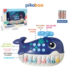 Đàn piano cho bé Pikaboo cao cấp, âm thanh chất lượng, đèn led sáng nhấp nháy, nhiều chế độ