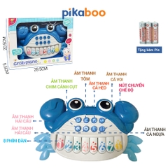 Đàn piano cho bé Pikaboo cao cấp, âm thanh chất lượng, đèn led sáng nhấp nháy, nhiều chế độ