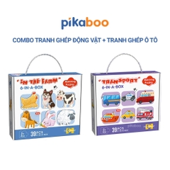 Tranh ghép hình cho bé Pikaboo, giúp con phát triển sớm năng lực quan sát và tư duy sáng tạo