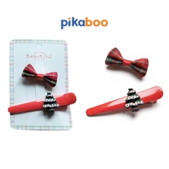 Cặp tóc, dây buộc tóc Giáng Sinh cho bé Pikaboo, món quà Noel xinh xắn