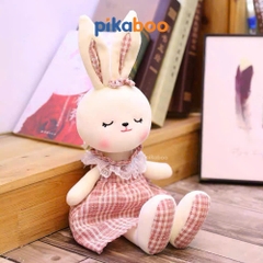 Gấu bông Thỏ mặc váy 50cm cao cấp Pikaboo, thú nhồi bông thỏ dễ thương mềm mại an toàn cho da bé