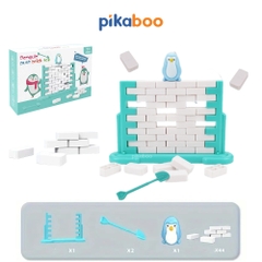 Đồ chơi phá băng vui nhộn Pikaboo giải cứu chim cánh cụt, chơi theo nhóm, thông minh, xả stress
