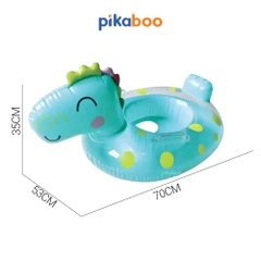 Phao bơi cho bé Pikaboo, kiểu dáng phao ngồi đẹp, chất liệu cao cấp dai bền hoạ tiết in hình sắc nét