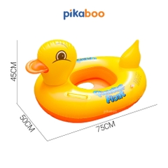 Phao bơi cho bé Pikaboo, kiểu dáng phao ngồi đẹp, chất liệu cao cấp dai bền hoạ tiết in hình sắc nét
