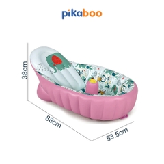 Chậu tắm phao trẻ em cao cấp Pikaboo chất liệu dày dặn, chống trơn trượt an toàn cho bé