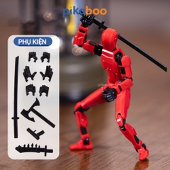 Đồ chơi lắp ráp mô hình 3D Robot Pikaboo, mô hình có khớp linh hoạt cho bé thỏa sức sáng tạo