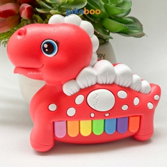 Đồ chơi đàn piano khủng long cao cấp Pikaboo, âm thanh vui nhộn, chất liệu nhựa an toàn cho bé