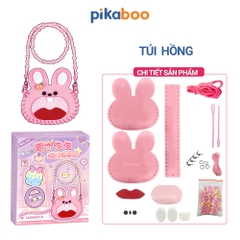Túi xách cho bé gái Pikaboo, đồ chơi DIY giáo dục thủ công nghệ thuật tự làm túi xách đầy sáng tạo