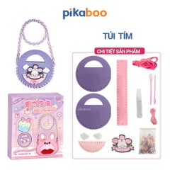 Túi xách cho bé gái Pikaboo, đồ chơi DIY giáo dục thủ công nghệ thuật tự làm túi xách đầy sáng tạo