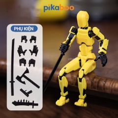 Đồ chơi lắp ráp mô hình 3D Robot Pikaboo, mô hình có khớp linh hoạt cho bé thỏa sức sáng tạo