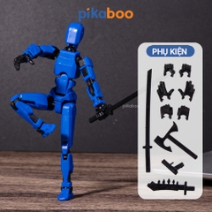 Đồ chơi lắp ráp mô hình 3D Robot Pikaboo, mô hình có khớp linh hoạt cho bé thỏa sức sáng tạo