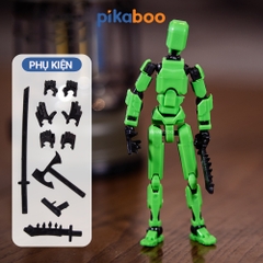 Đồ chơi lắp ráp mô hình 3D Robot Pikaboo, mô hình có khớp linh hoạt cho bé thỏa sức sáng tạo