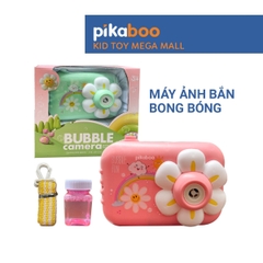 Đồ chơi máy ảnh phun bong bóng xà phòng Pikaboo, họa tiết kiểu dáng bắt mắt,chất liệu an toàn cho bé