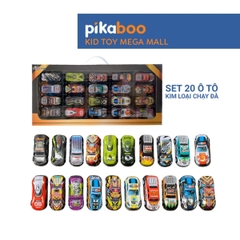 Ô tô chạy đà cho bé Pikaboo, chất liệu hợp kim cao cấp đa dạng các kiểu dáng siêu xe cho bé lựa chọn