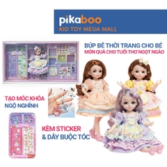 Đồ chơi búp bê cho bé gái Pikaboo, gồm nhiều phân loại bé lựa chọn, chất liệu an toàn
