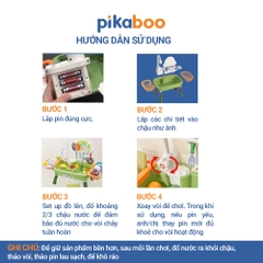 Đồ chơi rửa chén cho bé, đồ chơi nhà bếp cho bé Pikaboo, chất liệu cao cấp an toàn sinh động đẹp mắt