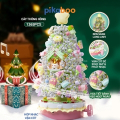 Đồ chơi lắp ráp xếp hình Hộp nhạc cây Thông Noel Pikaboo