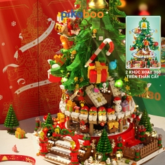 Đồ chơi lắp ráp xếp hình Hộp nhạc cây Thông Noel Pikaboo