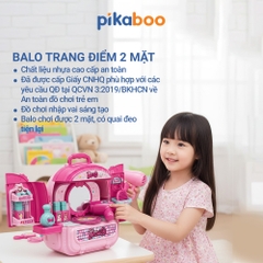 Đồ chơi trang điểm Pikaboo cho bé vui chơi nhập vai sáng tạo, chất liệu nhựa an toàn
