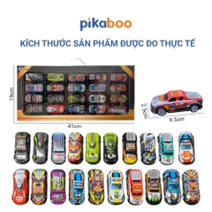 Ô tô chạy đà cho bé Pikaboo, chất liệu hợp kim cao cấp đa dạng các kiểu dáng siêu xe cho bé lựa chọn