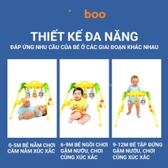 Kệ xúc xắc chữ A cao cấp Pikaboo, giúp bé phát triển đa giác quan, chất liệu nhựa cao cấp an toàn