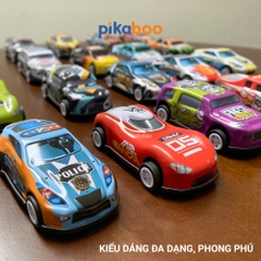 Ô tô chạy đà cho bé Pikaboo, chất liệu hợp kim cao cấp đa dạng các kiểu dáng siêu xe cho bé lựa chọn