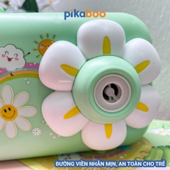 Đồ chơi máy ảnh phun bong bóng xà phòng Pikaboo, họa tiết kiểu dáng bắt mắt,chất liệu an toàn cho bé