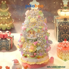 Đồ chơi lắp ráp xếp hình Hộp nhạc cây Thông Noel Pikaboo