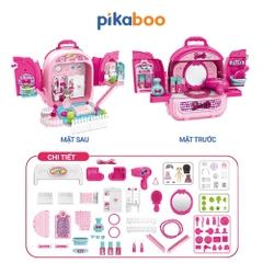 Đồ chơi trang điểm Pikaboo cho bé vui chơi nhập vai sáng tạo, chất liệu nhựa an toàn
