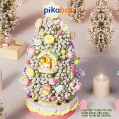 Đồ chơi lắp ráp xếp hình Hộp nhạc cây Thông Noel Pikaboo