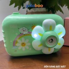 Đồ chơi máy ảnh phun bong bóng xà phòng Pikaboo, họa tiết kiểu dáng bắt mắt,chất liệu an toàn cho bé