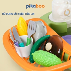 Đồ chơi rửa chén cho bé, đồ chơi nhà bếp cho bé Pikaboo, chất liệu cao cấp an toàn sinh động đẹp mắt
