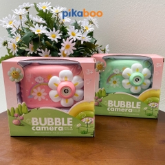 Đồ chơi máy ảnh phun bong bóng xà phòng Pikaboo, họa tiết kiểu dáng bắt mắt,chất liệu an toàn cho bé