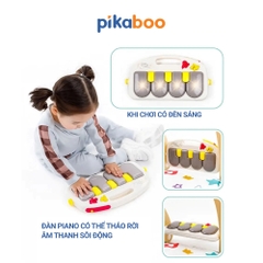 Đồ chơi thảm nhạc  2 trong 1 thảm nhạc kết hợp xe đẩy tập đi Pikaboo
