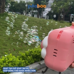 Đồ chơi máy ảnh phun bong bóng xà phòng Pikaboo, họa tiết kiểu dáng bắt mắt,chất liệu an toàn cho bé