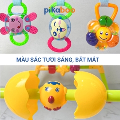 Kệ xúc xắc chữ A cao cấp Pikaboo, giúp bé phát triển đa giác quan, chất liệu nhựa cao cấp an toàn